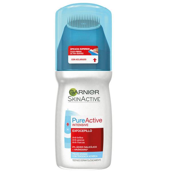 Gel Exfoliant cu Dispozitiv de Curatare – Garnier SkinActive Pure Active Intensive Exfocepillo Anti­Imperfecciones, 150 ml 150