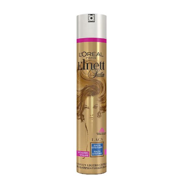 Fixativ pentru volum cu fixare puternica - l'oreal paris elnett satin laca volume extra fuerte, 400 ml