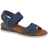 Sandale femei Skechers Desert Kiss 113550BLU, 36, Albastru
