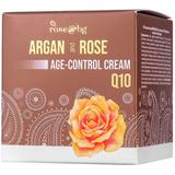 Crema de Fata Q10 cu Ulei de Argan si Apa de Trandafiri Argan Rose Age Control Cream, 50ml