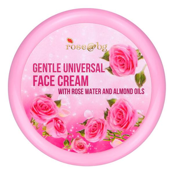 Crema de Fata Universala cu Migdale si Apa de Trandafiri Gentle Universal Face Cream, 150ml 150ml imagine 2022