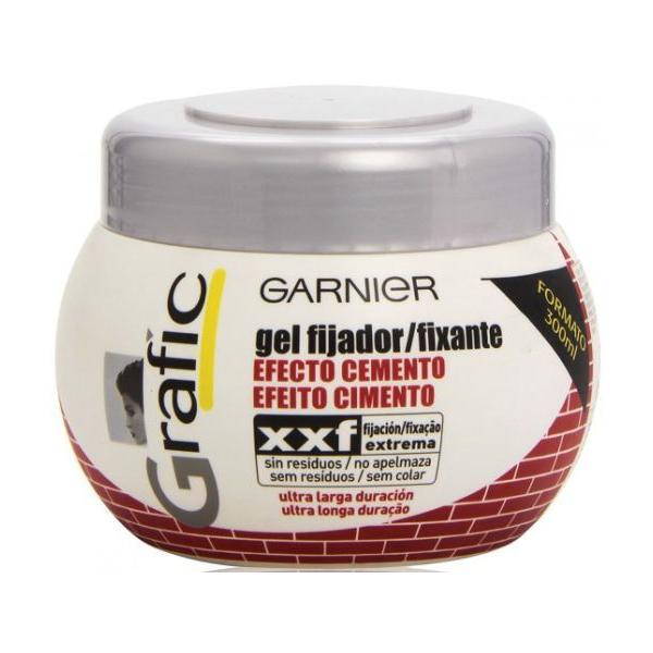 Gel pentru par cu fixare puternica - garnier gel fijador efecto cemento, 300ml