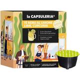 Ceai Negru cu lamaie, lime si curcuma, compatibile Nescafe Dolce Gusto, La Capsuleria, 96capsule