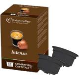 Cafea Intenso, compatibile Caffitaly/Cafissimo/Beanz, Italian Coffee, 72capsule 