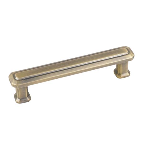 Maner pentru mobila king, finisaj alama antichizata periata cb, 96 mm