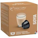 Lapte de Soia, compatibile Nescafe Dolce Gusto, Italian Coffee,16capsule