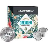 Cafea Cremoso 100% Arabica capsule compostabile, compatibile Nespresso, La Capsuleria, 10capsule