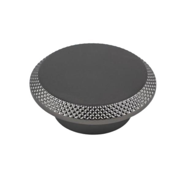 Buton pentru mobila Nola, finisaj negru gun metal CB, Ø:60 mm
