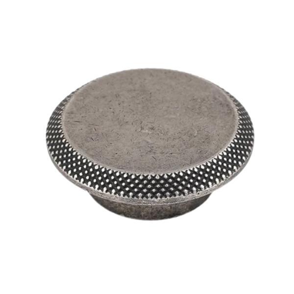 Buton pentru mobila Nola, finisaj argint antichizat CB, Ø:60 mm