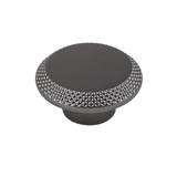 Buton pentru mobila Nola, finisaj negru gun metal CB, Ø:45 mm