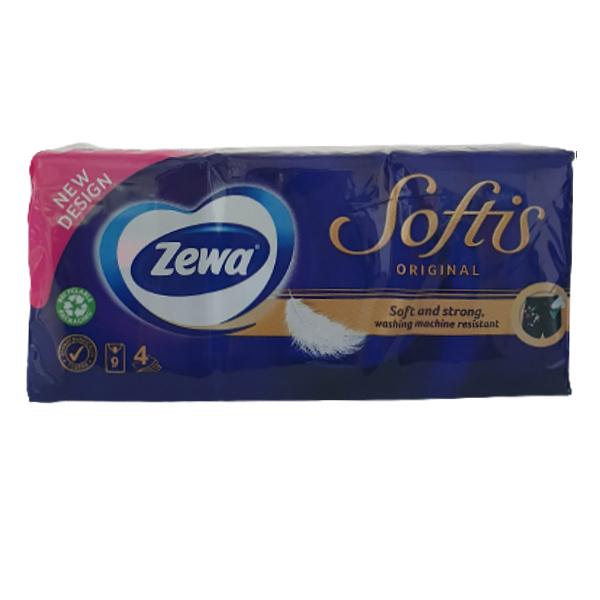 Batiste nazale din hartie 4 straturi - zewa softis original, 9 buc