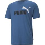 Tricou barbati Puma Essentials 2 Colour Logo 58675919, M, Albastru