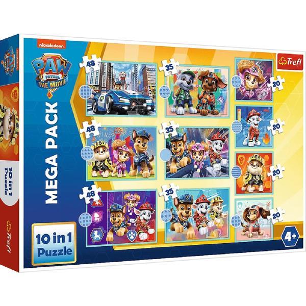 Puzzle trefl 10 in 1 patrula catelusilor - echipa catelusilor
