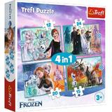 Puzzle trefl 4 in 1 frozen 2 - Uimitoarea Kume Disney