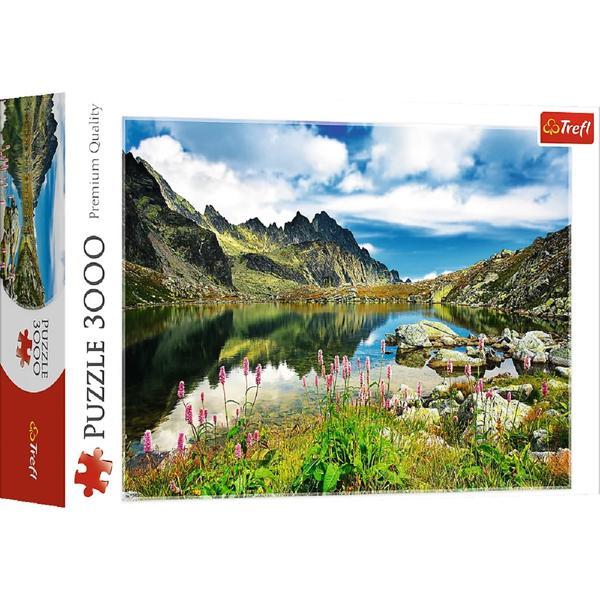 Puzzle 3000. Lac in muntii Tatra. Slovacia image0