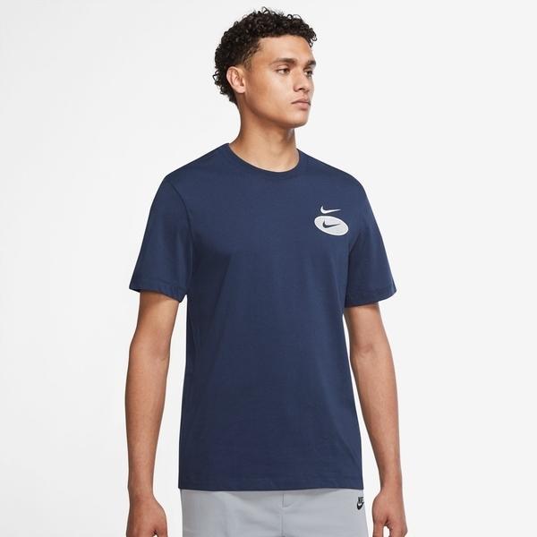 Tricou barbati nike essential core dm6341-410, m, albastru