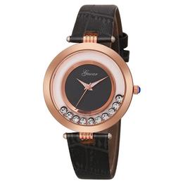 Ceas de dama gescar curea piele - inchisa, stil elegant 