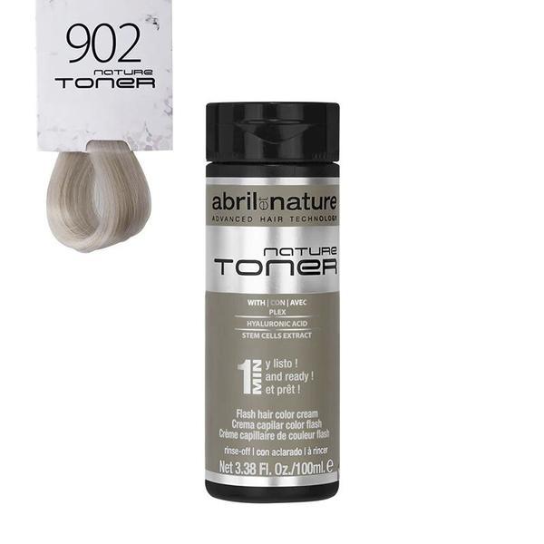 Masca nuantatoare pentru par Nature Tonner Abril et Nature 902 Blond foarte deschis irizant perlat, 100 ml 100 imagine 2022