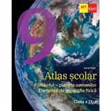 Atlas scolar - calsa a 9-a - pamantul, planeta oamenilor. elemente de geografie fizica - Ionut Popa