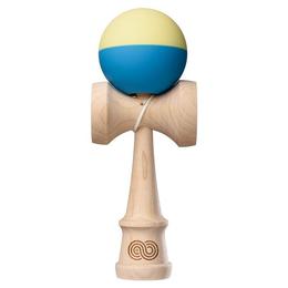 Kendama USA - Kaizen 2.0 - Half Split - Maple - Yellow and Blue