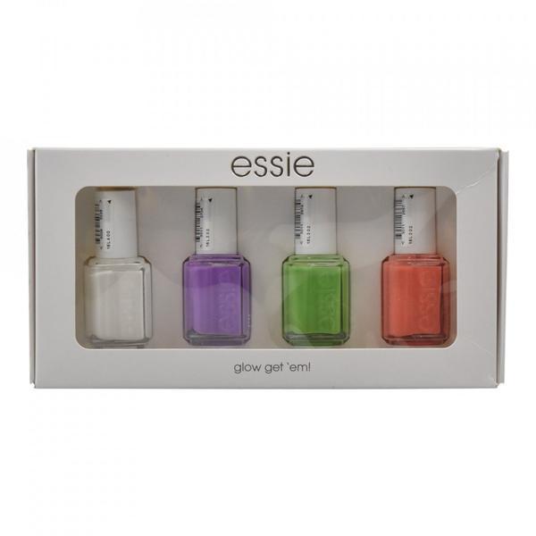 Set manichiura/pedichiura Nail Lacquer Glow Get`em, 4×13.5ml, Essie Essie