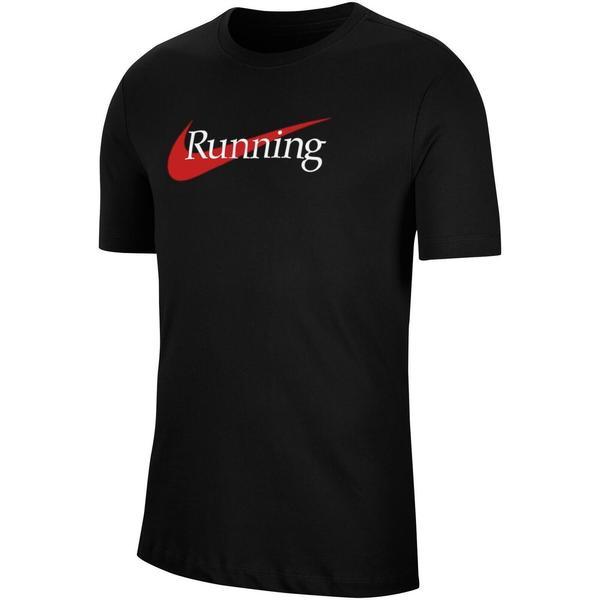 Tricou barbati nike dri-fit run cw0945-010, s, negru