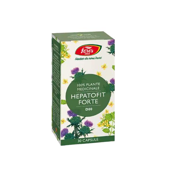 Hepatofit forte d80 fares, 30 capsule