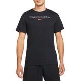Tricou barbati Nike Dri-FIT Graphic Training DJ6231-010, S, Negru