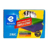 Bureti pentru vase triplu strat Epack 2 buc