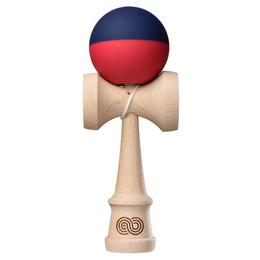 Kendama USA - Kaizen 2.0 - Half Split - Maple - Dark Blue and Red