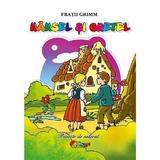 Hansel si gretel. poveste de colorat - Fratii Grimm