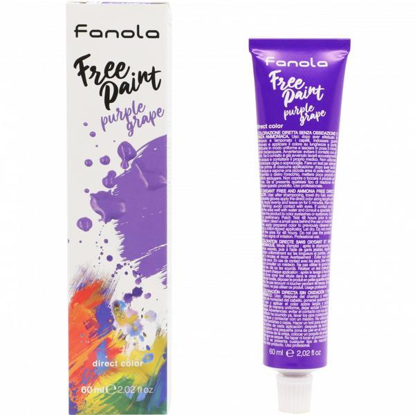 Vopsea semipermanenta Fanola Free Paint Purple Grape, 60ml 60ml imagine 2022