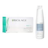 Set impotriva caderii parului, Biolage Scalp Sync Fiole 10 x 6 ml + Lakme K.Therapy Active Sampon 300 ml