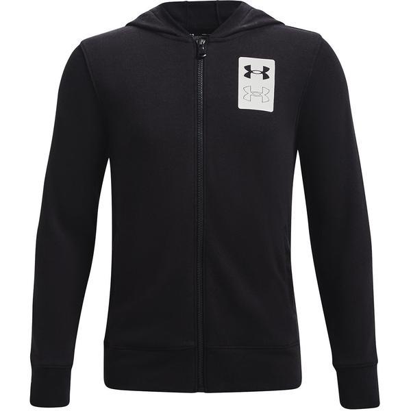 Hanorac copii under armour rival terry 1370208-001, 158-170 cm, negru