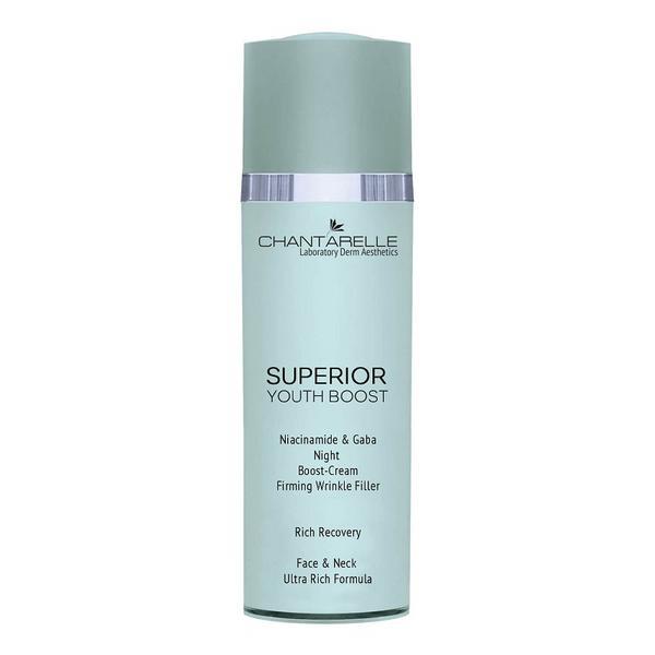 Crema de noapte Chantarelle Superior Youth Boost Night cream with niacinamide and GABA acid, 50ml 50ml imagine noua