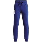 Pantaloni copii Under Armour UA Rival Terry 1370209-456, 137-147 cm, Albastru