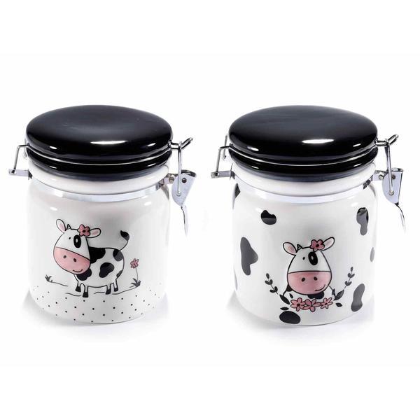 Set 2 borcane ceramica 13.5x11x14 cm