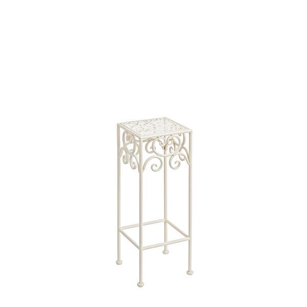 Suport flori fier crem giselle 18x18x50 cm