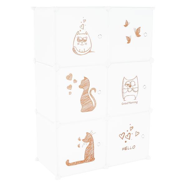 Dulap camera copii dinos 75x37x111 cm