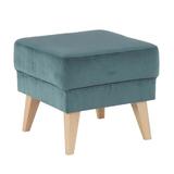 Taburet verde menta picioare fag Rodeza 50x43x50 cm