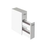Dulap de baie alb Natali 20x45x61 cm