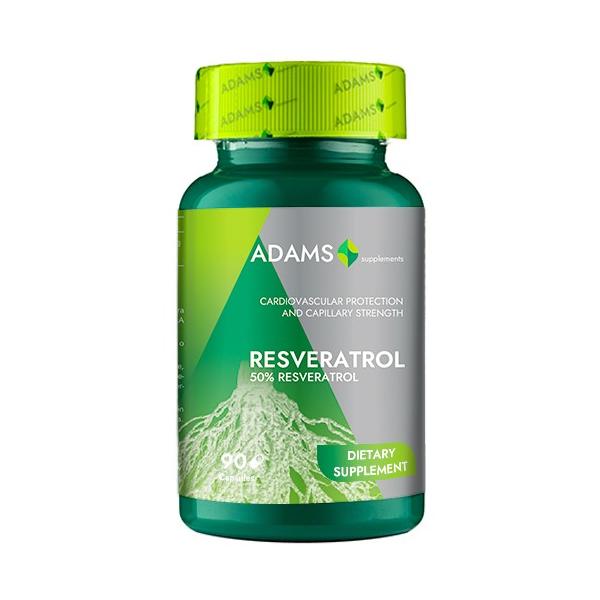 Resveratrol 50mg Adams Supplements, 90 capsule