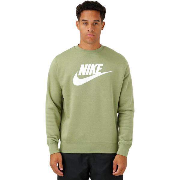 Bluza barbati nike club fleece crewneck dq4912-334, s, verde