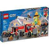 Lego City - Unitatea de comanda a pompierilor 60282, 380 piese