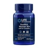 Youthful Woman 40+ with B-Complex Life Extension, 30tablete