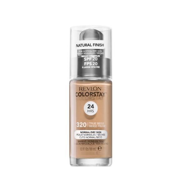 Fond de ten cu spf20 pentru tenul normal si uscat - revlon colorstay 24hrs, nuanta 320 true beige, 30ml