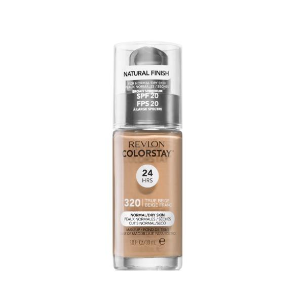 Fond de Ten cu SPF20 pentru Tenul Normal si Uscat - Revlon Colorstay 24hrs, nuanta 320 True Beige, 30ml