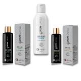 Pachet Tratament Fire Par albe - 1x Crema Forte 250ml + 1x Shampoo 250ml + 1x Lozione 250ml - SereniCapelli 