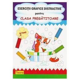 Exercitii grafice distractive pentru clasa pregatitoare, editura Teora