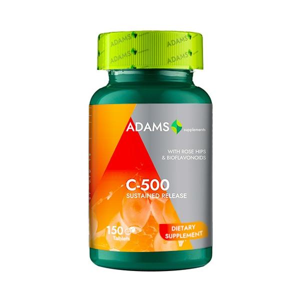 Vitamina C-500 cu Macese Adams Supplements, 150 tablete
